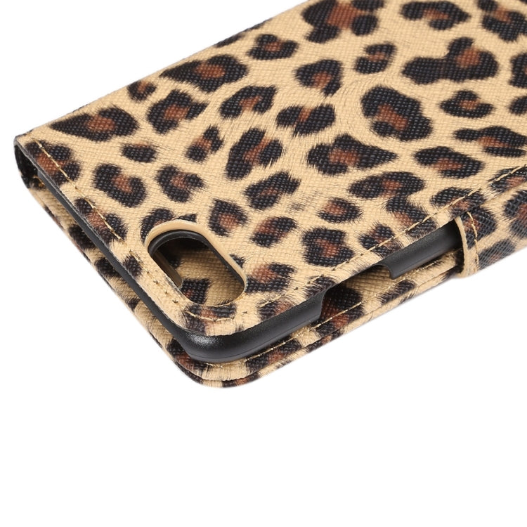 For  iPhone 8 & 7  Leopard Pattern Horizontal Flip Leather Case with Holder & Card Slots & Wallet, For 8 & 7