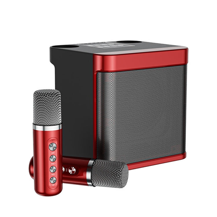 YS-203 Bluetooth Karaoke Speaker Wireless Microphone, YS-203 (Gold), YS-203 (Silver), YS-203 (Black), YS-203 (Red)