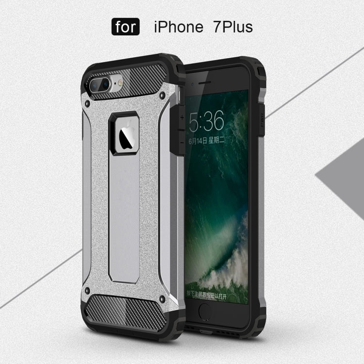 For iPhone 8 Plus & 7 Plus   Tough Armor TPU + PC Combination Case