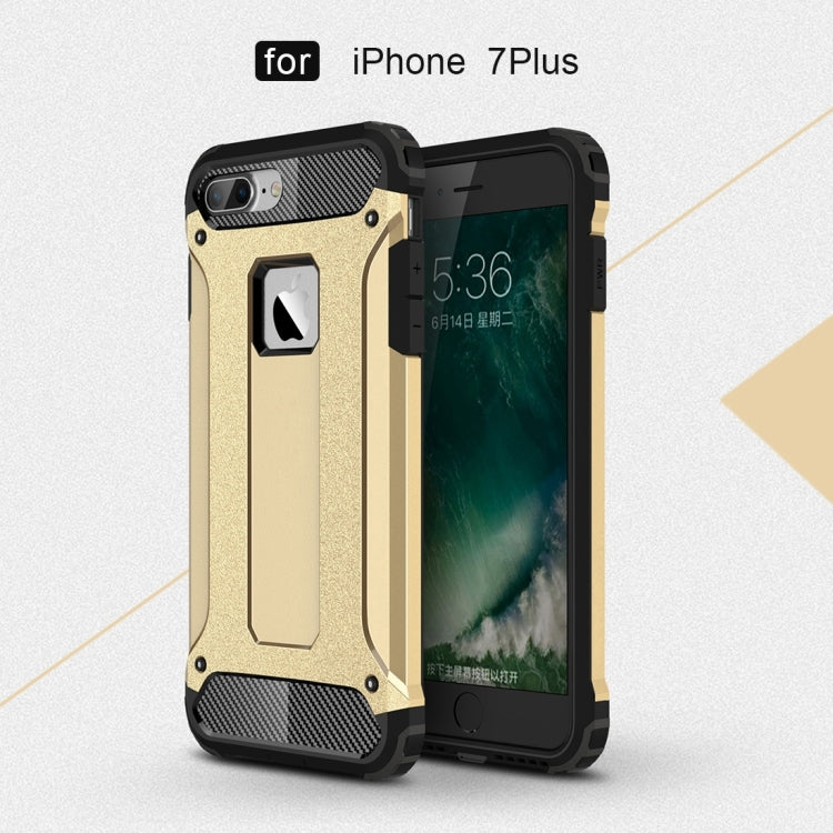 For iPhone 8 Plus & 7 Plus   Tough Armor TPU + PC Combination Case, For iPhone 7 Plus
