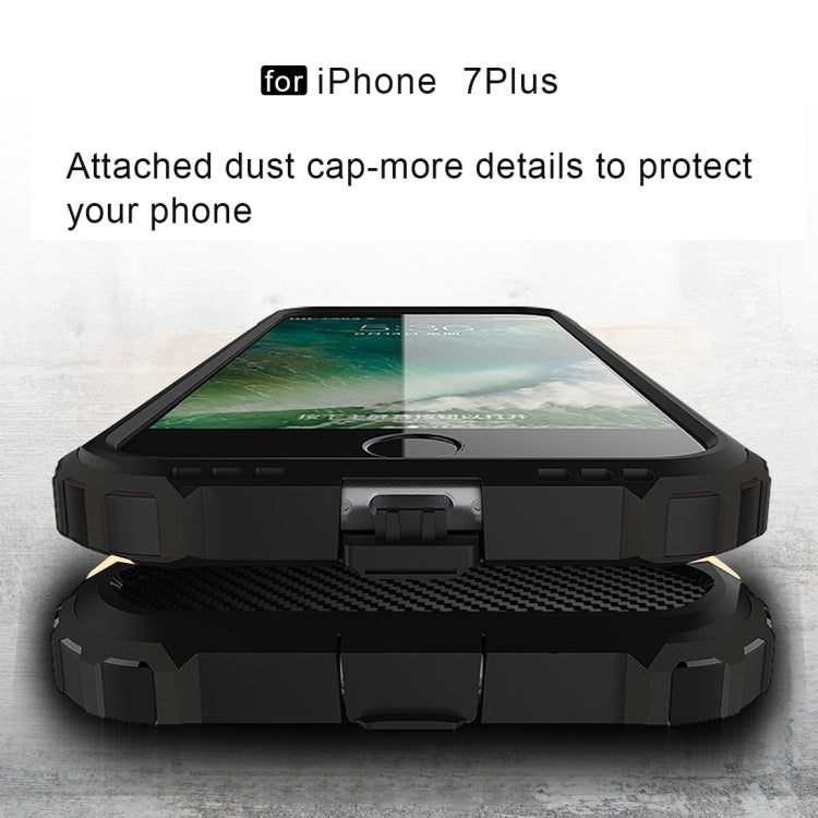 For iPhone 8 Plus & 7 Plus   Tough Armor TPU + PC Combination Case, For iPhone 7 Plus