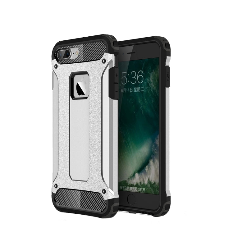 For iPhone 8 Plus & 7 Plus   Tough Armor TPU + PC Combination Case