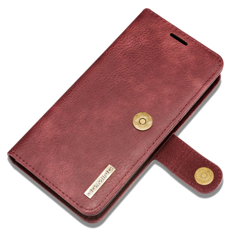 DG.MING for iPhone 8 & 7  Crazy Horse Texture Horizontal Flip Detachable Magnetic Protective Case with Holder & Card Slots & Wallet, iPhone 8 & 7