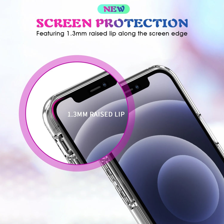 For iPhone SE 2020 / 8 Magsafe Case Simple Magnetic Ring All-inclusive Clear Crystal Acrylic PC +TPU Shockproof Case