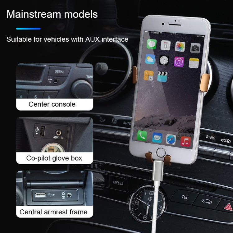 8 Pin to 3.5mm AUX Audio Adapter Cable, Length: 1m