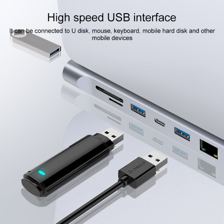 11 in 1 RJ45 + 87W PD + SD/TF + USBx3+ HDMI + VGA + 3.5mm AUX to Type-C HUB Adapter, 11 in 1