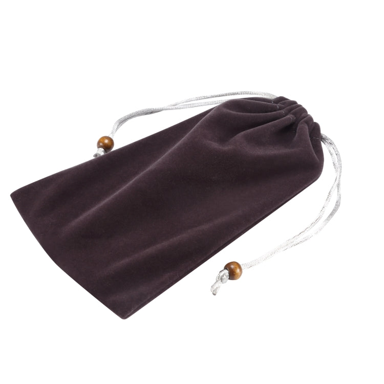 6.9 inch Universal Leisure Cotton Flock Cloth Carry Bag with Lanyard for iPhone 8 Plus, Galaxy S10+, Huawei Mate 20X, Xiaomi Max