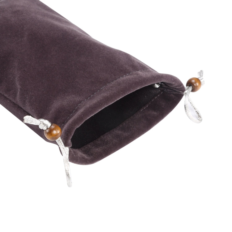 6.9 inch Universal Leisure Cotton Flock Cloth Carry Bag with Lanyard for iPhone 8 Plus, Galaxy S10+, Huawei Mate 20X, Xiaomi Max
