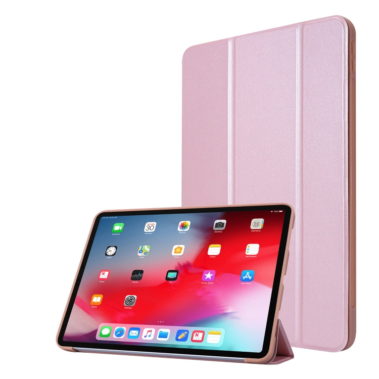 For iPad Pro 11 (2020) PC + PU Leather Tablet Case with Three-folding Holder