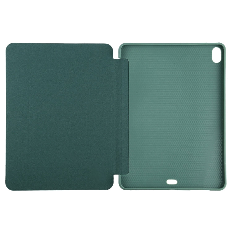 Millet Texture PU+ Silicone Full Coverage Leather Case with Multi-folding Holder for iPad Air (2020) 10.9 inch, For iPad Air (2020) 10.9 inch