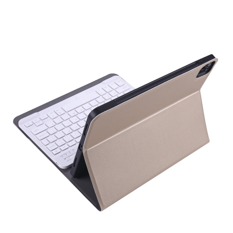 A11B 2020 Ultra-thin ABS Detachable Bluetooth Keyboard Tablet Case for iPad Pro 11 2022 / 2021 / Air4 / Air5, with Pen Slot & Holder, For iPad Pro 11 inch (2020)