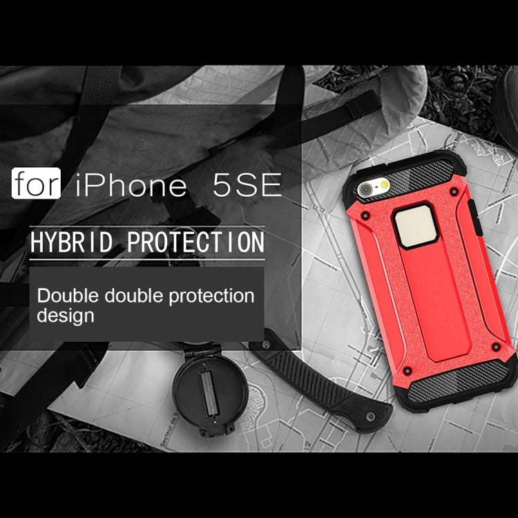 Tough Armor TPU + PC Combination Case for iPhone SE & 5 & 5s, For 5 & iPhone 5S & iPhone SE