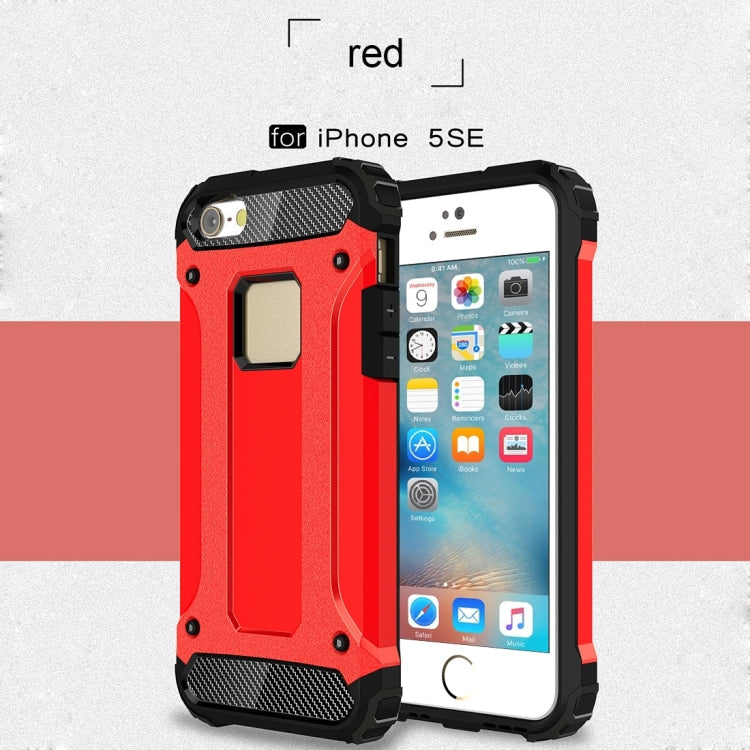 Tough Armor TPU + PC Combination Case for iPhone SE & 5 & 5s, For 5 & iPhone 5S & iPhone SE