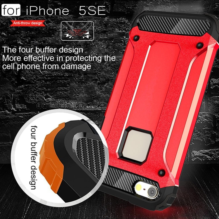 Tough Armor TPU + PC Combination Case for iPhone SE & 5 & 5s, For 5 & iPhone 5S & iPhone SE