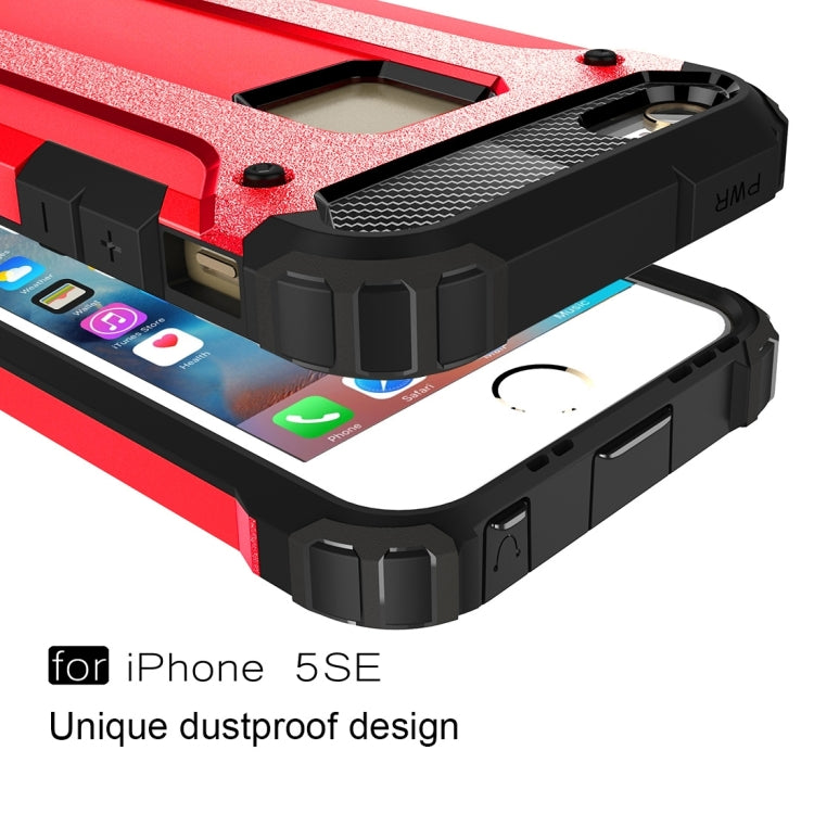 Tough Armor TPU + PC Combination Case for iPhone SE & 5 & 5s, For 5 & iPhone 5S & iPhone SE
