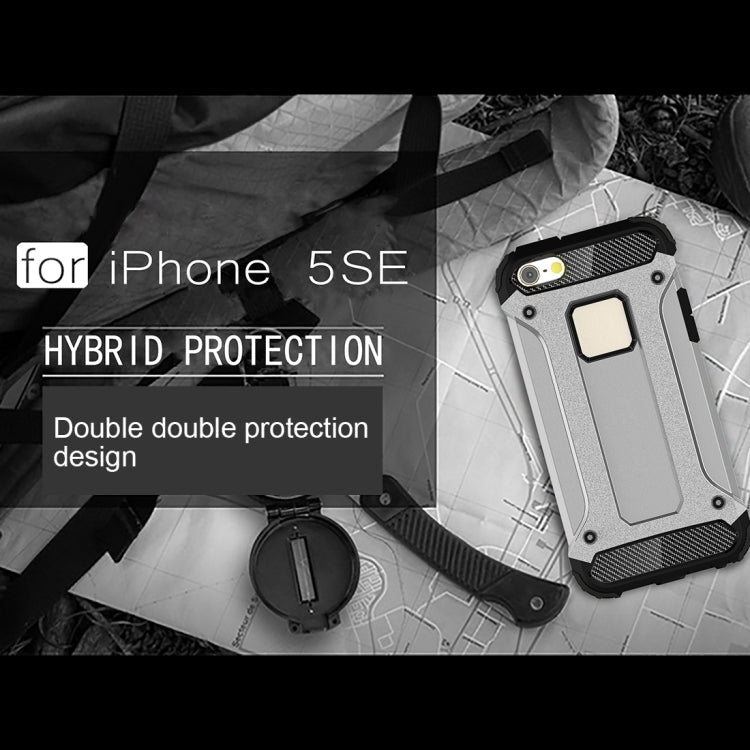 Tough Armor TPU + PC Combination Case for iPhone SE & 5 & 5s, For 5 & iPhone 5S & iPhone SE