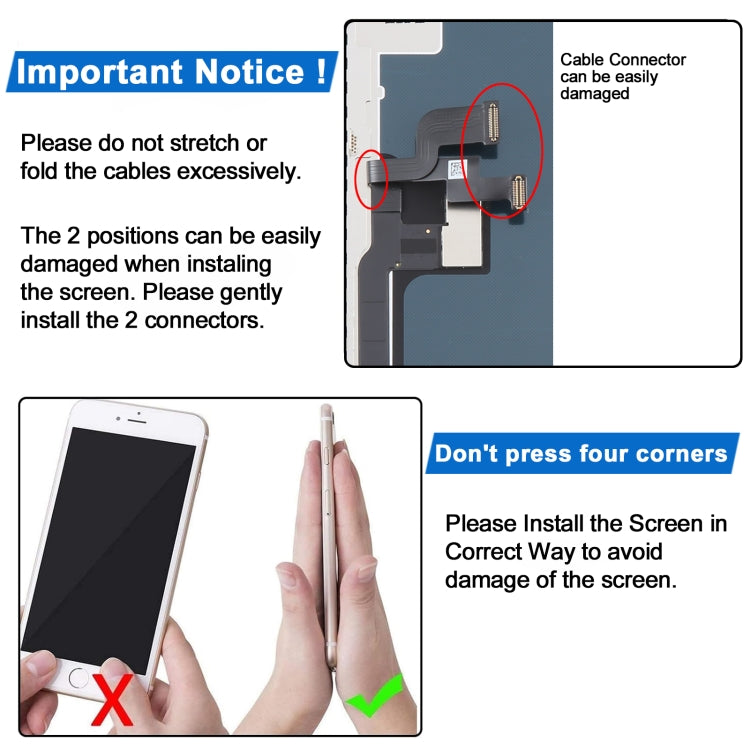 JK incell LCD Screen For iPhone X, For iPhone X (JK incell)