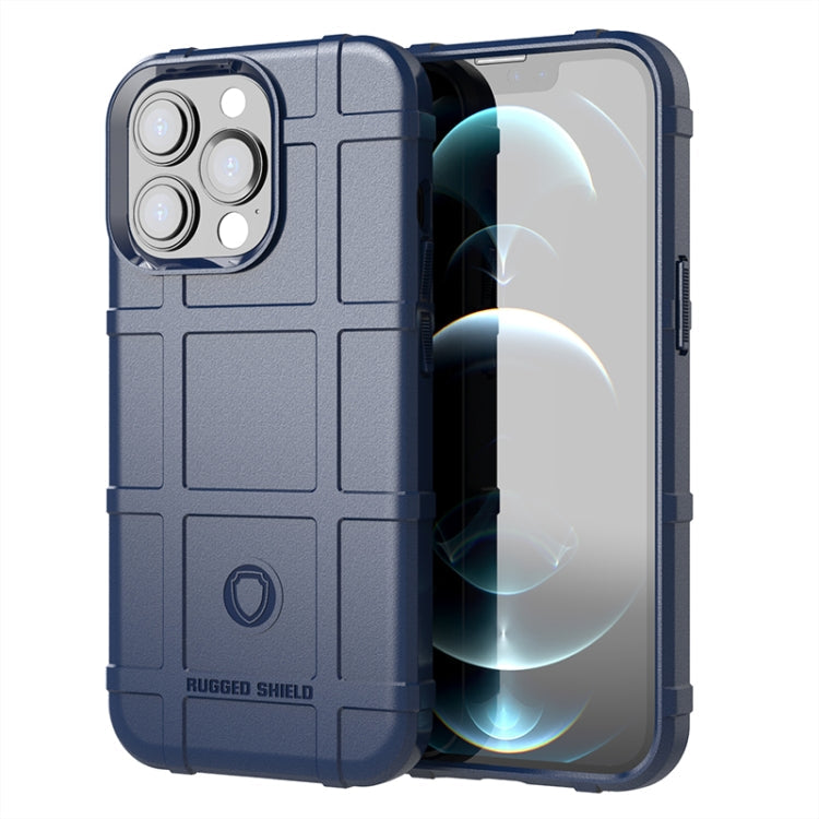 For iPhone 13 Pro Rugged Shield Full Coverage Shockproof TPU Case