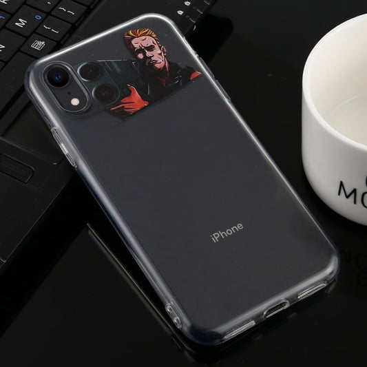 For iPhone XR Creative 1.5mm TPU Transparent Protective Case, For iPhone XR