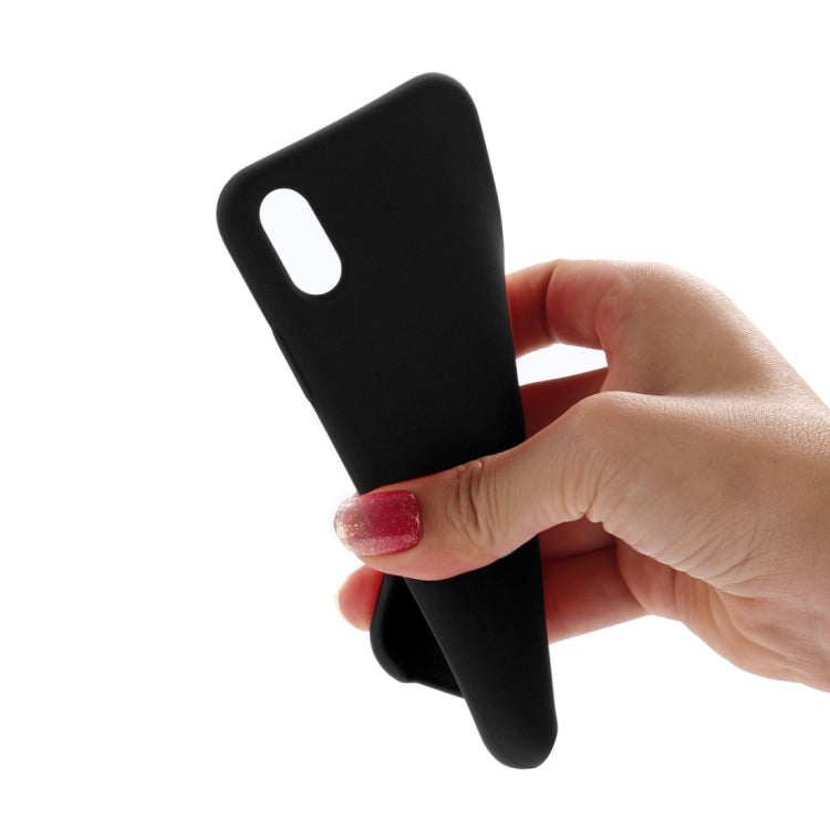 For iPhone XR Four Corners Full Coverage Liquid Silicone Case