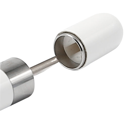Magnetic Anti-lost Pencil Cap Stylus Pen Protective Cap for Apple Pencil 1(White)