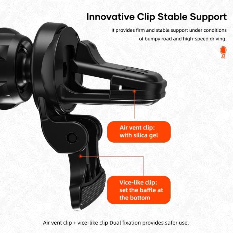 ROCK W31 Car Gravity Wireless Charging Air Outlet Bracket, W31