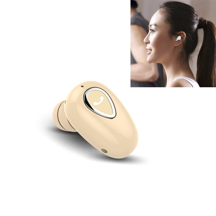 YX01 Sweatproof Bluetooth 4.1 Wireless Bluetooth Earphone, Support Memory Connection & HD Call, White, Black, Flesh Color, Rose Gold, Silver