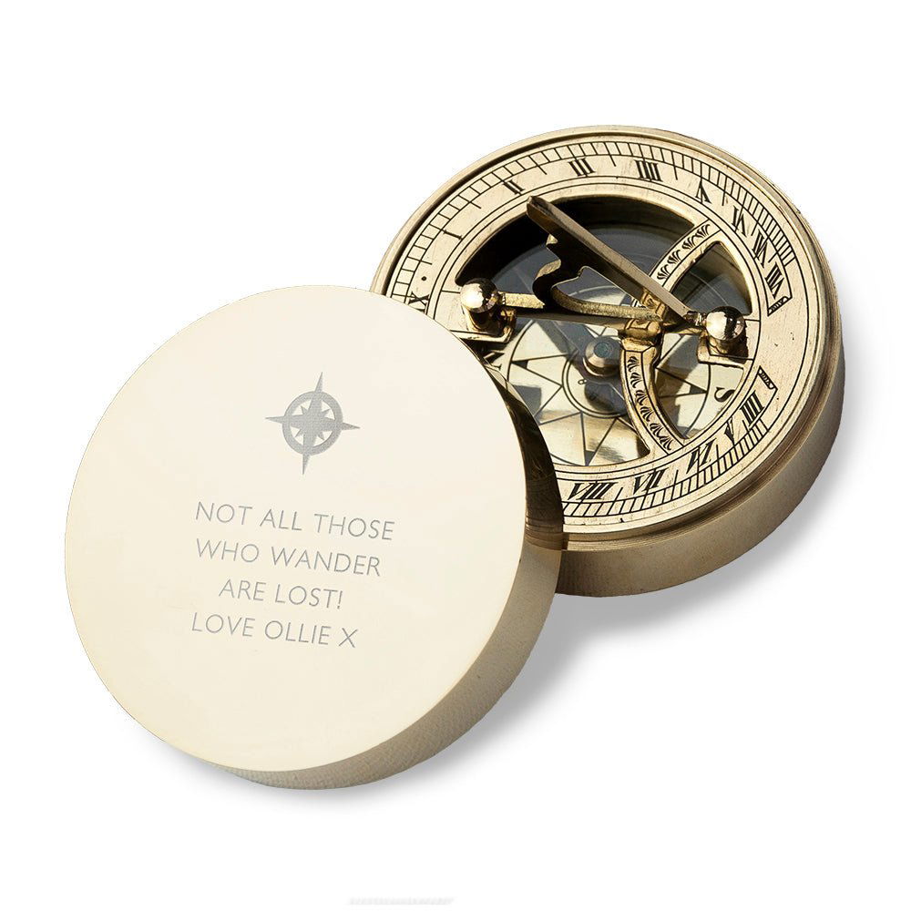 Iconic Adventurer's Sundial Compass