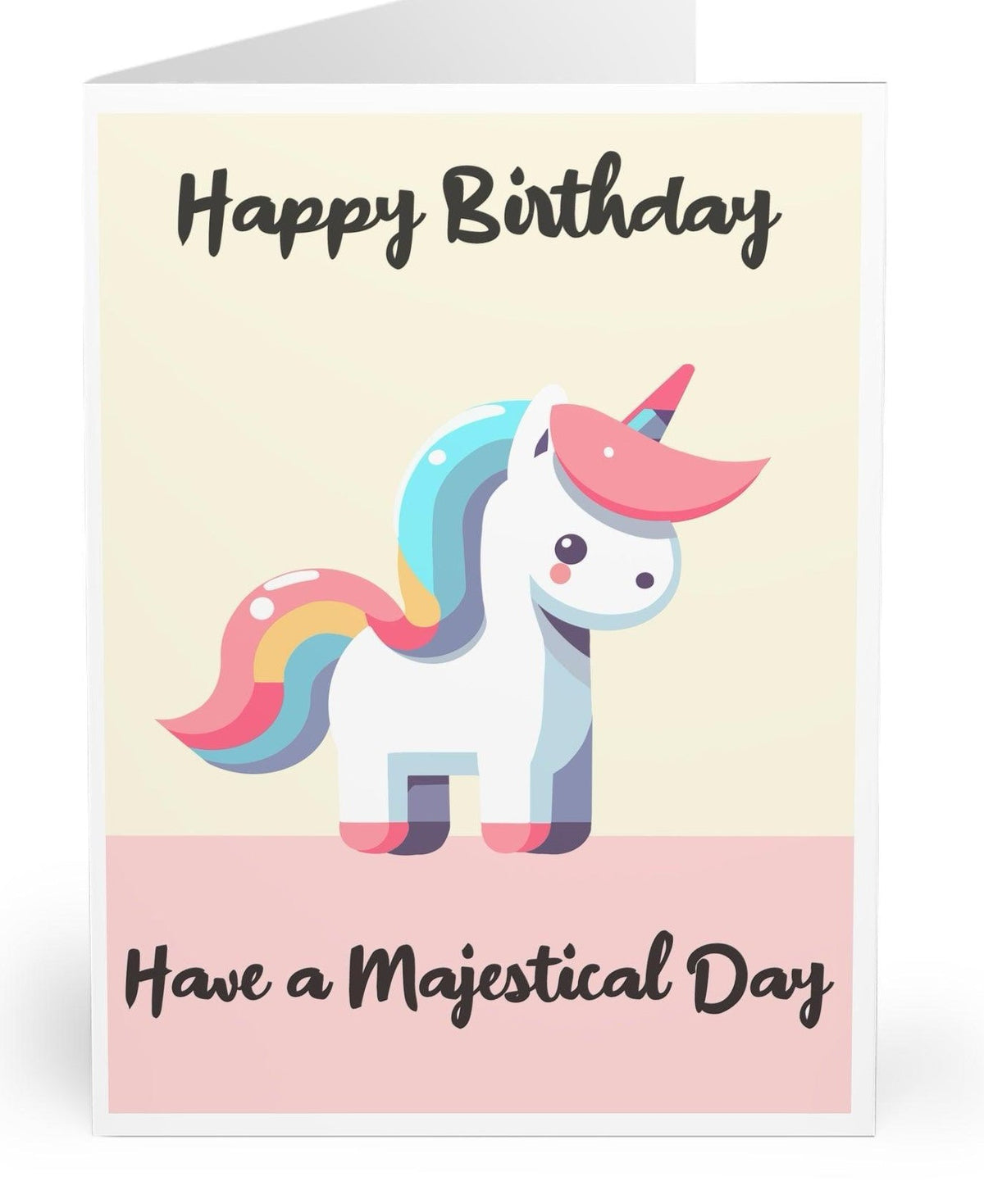 Majestical Unicorn Card