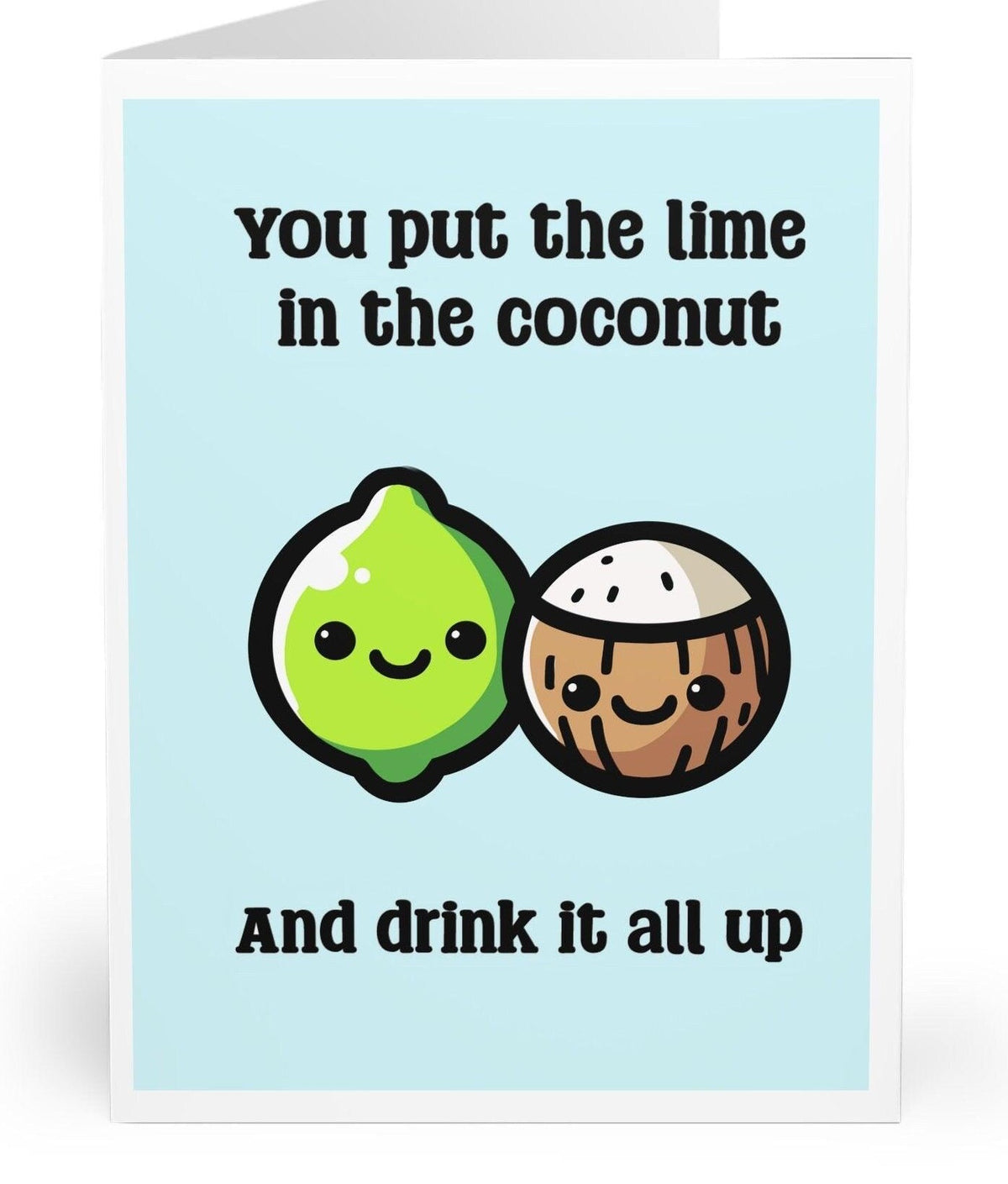 Lime & Coconut Card