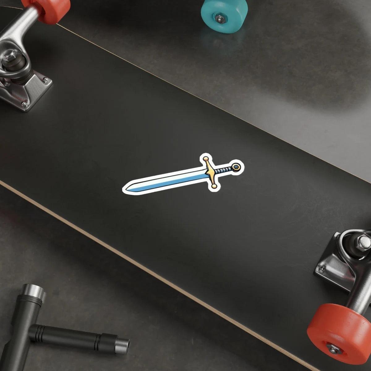 Cartoon Sword Sticker