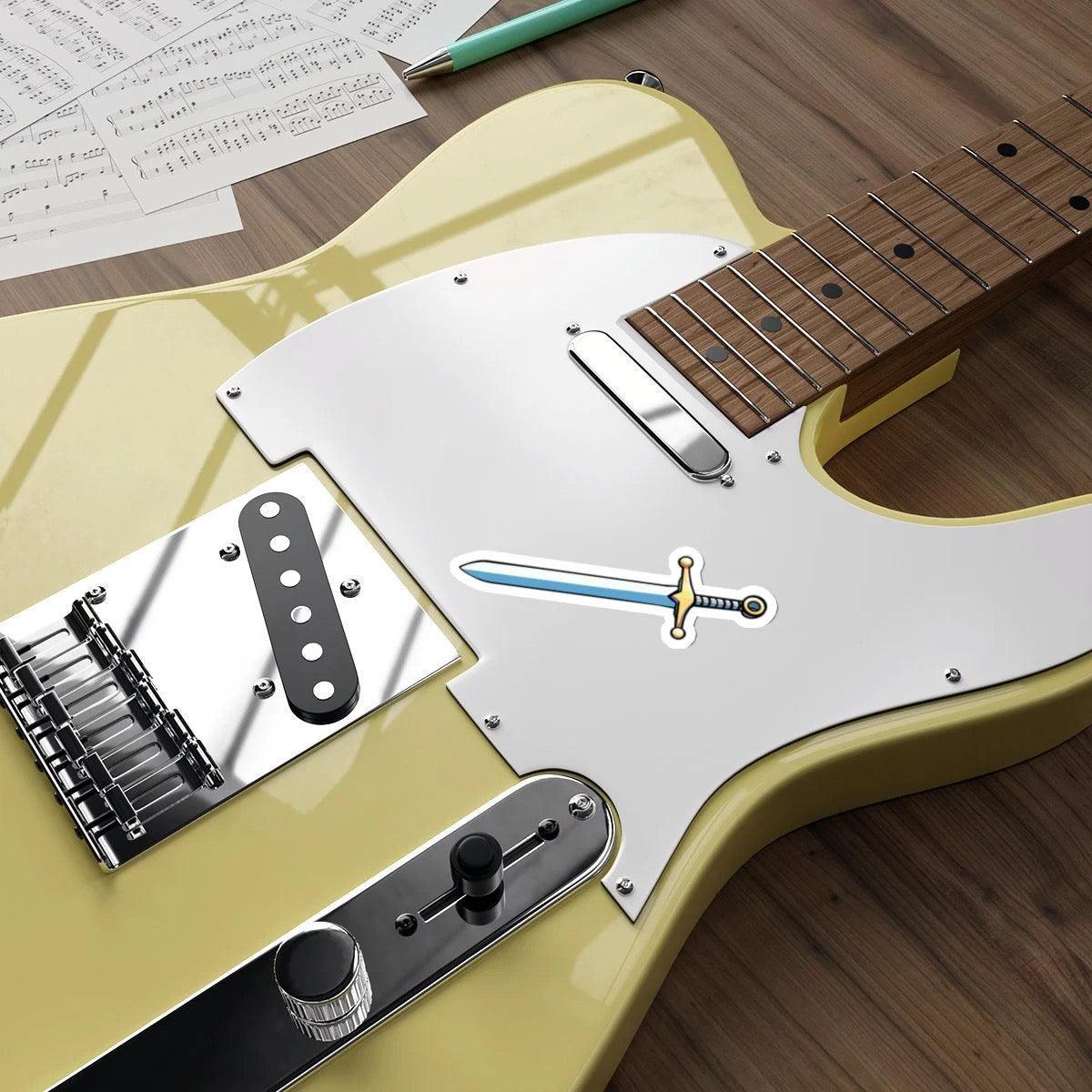 Cartoon Sword Sticker