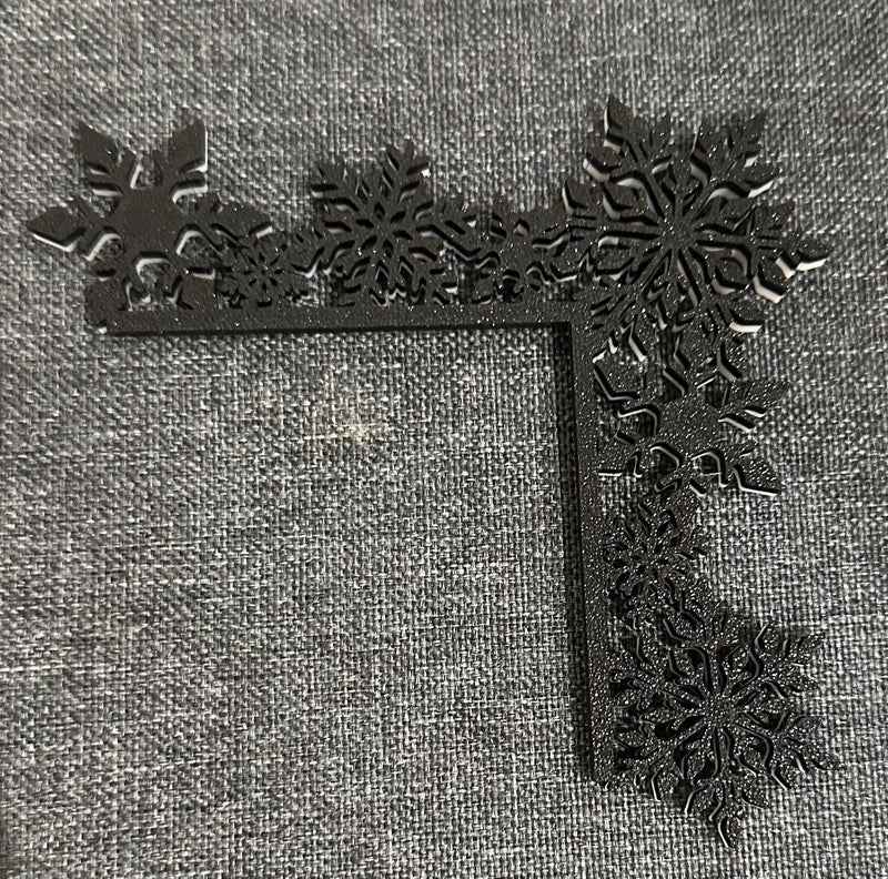 3D Printed Snowflake Light Switch Frame | Christmas Home Decor | Festive Wall Decoration | Winter Room Accent