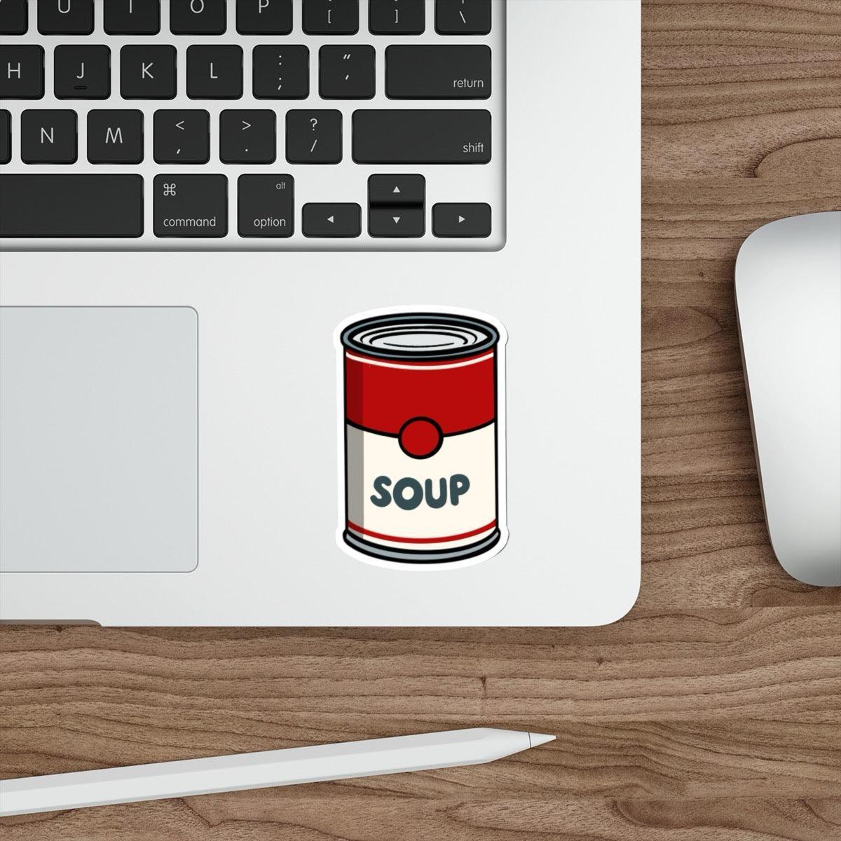 Cartoon Soup Tin Sticker