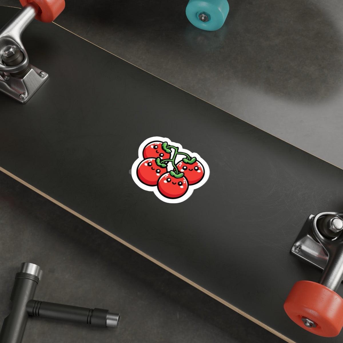 Cartoon Tomatoes on a Vine Sticker