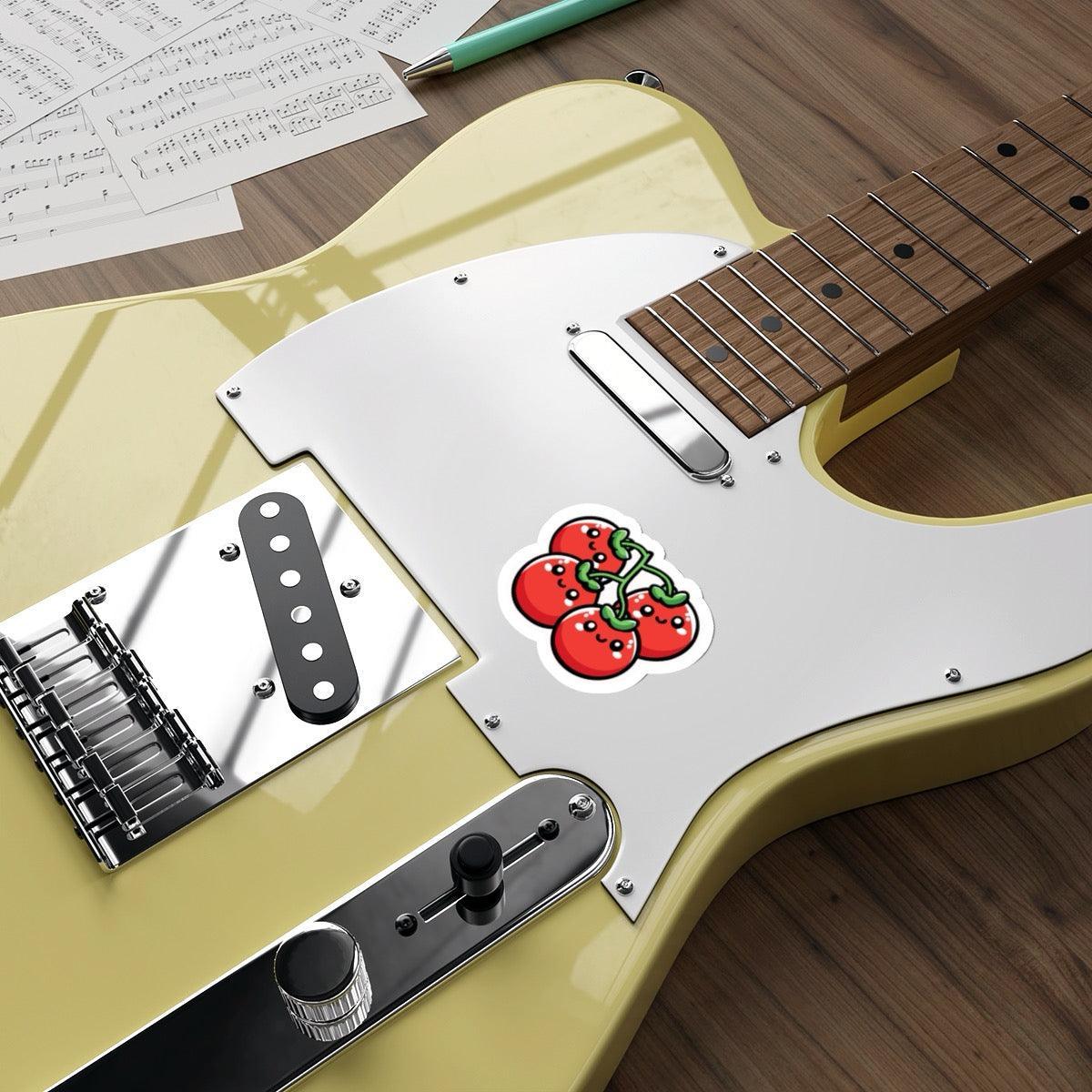 Cartoon Tomatoes on a Vine Sticker