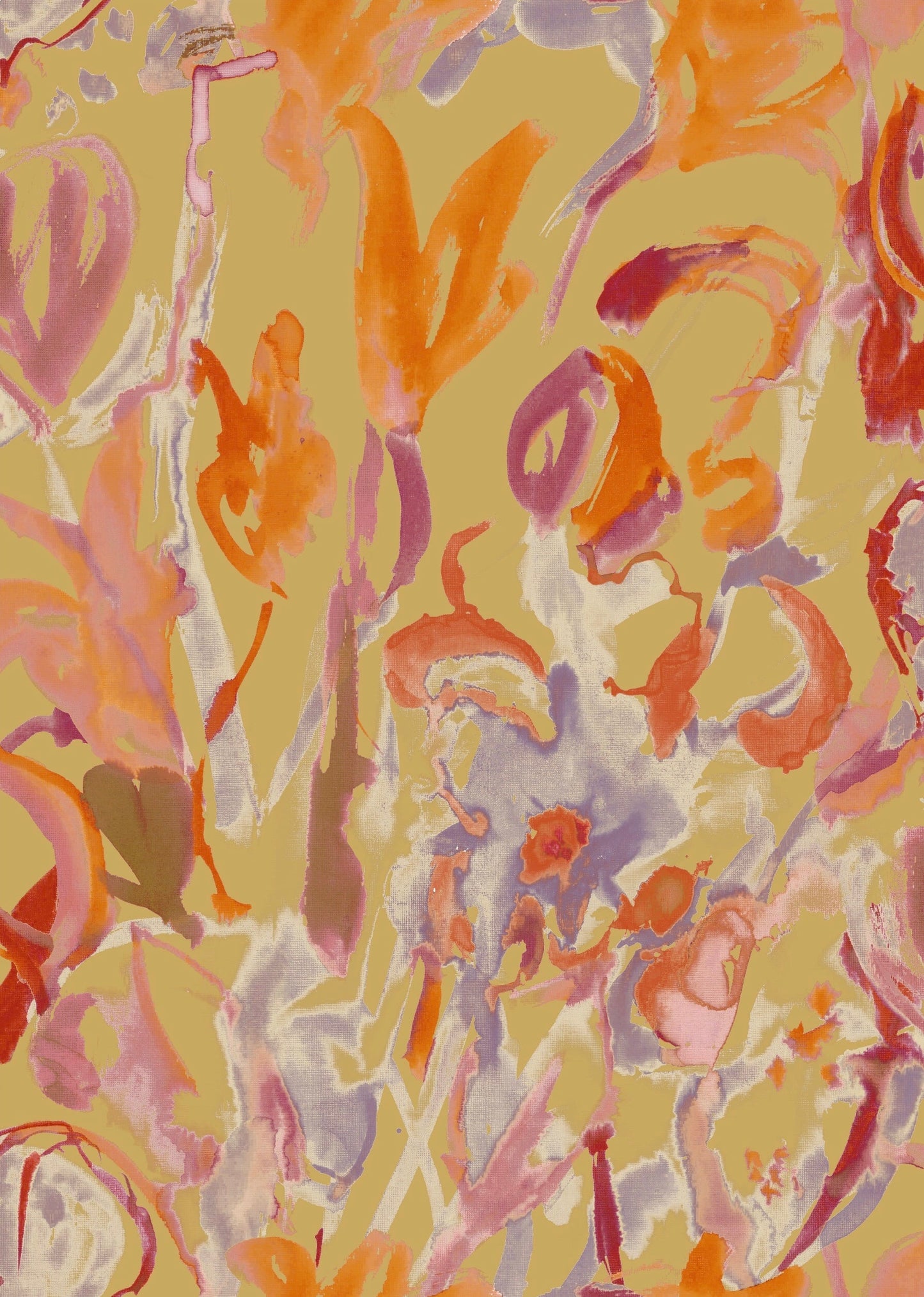 Watercolour Floral Wallpaper