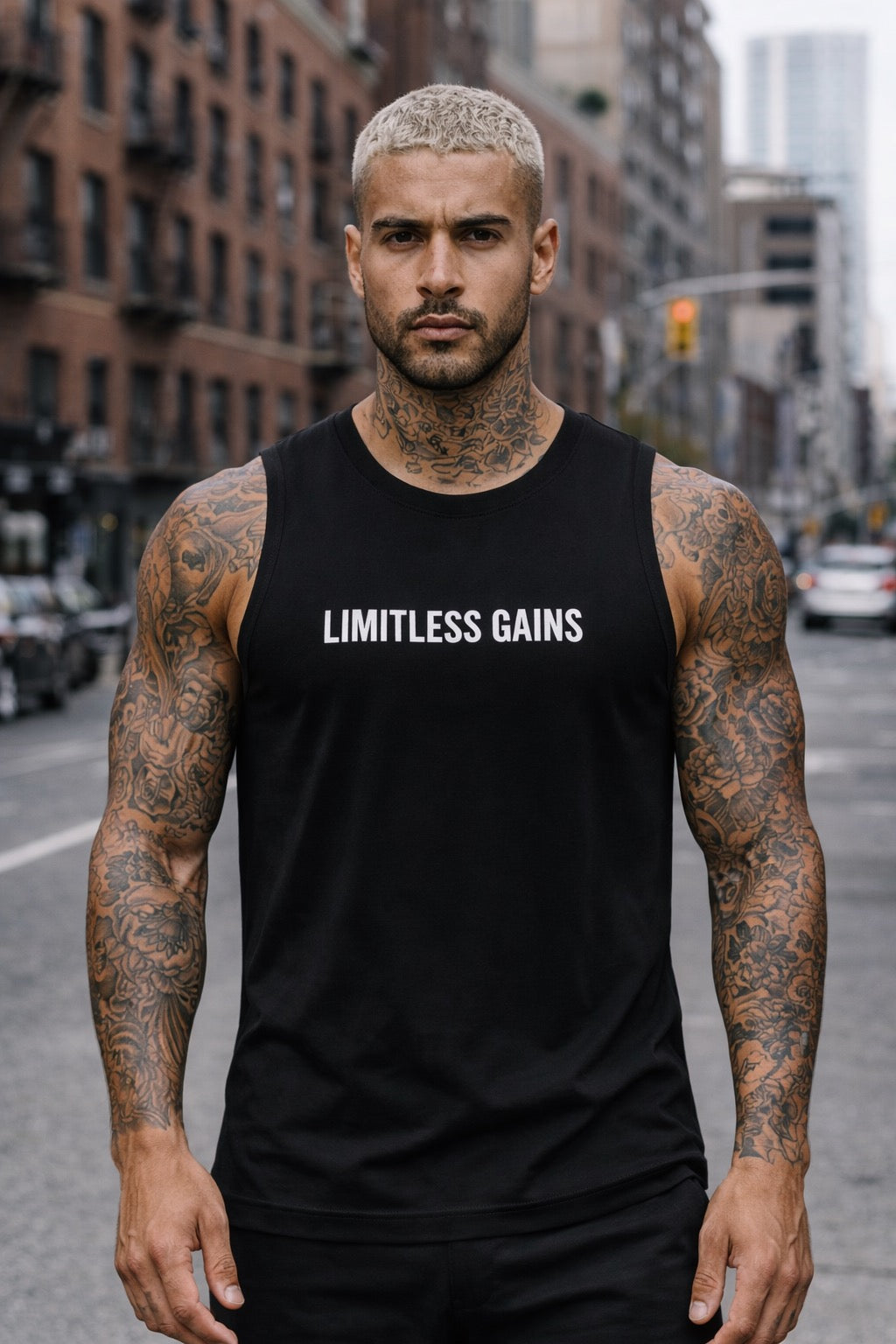 Men's Muscle Fit Gym Vest