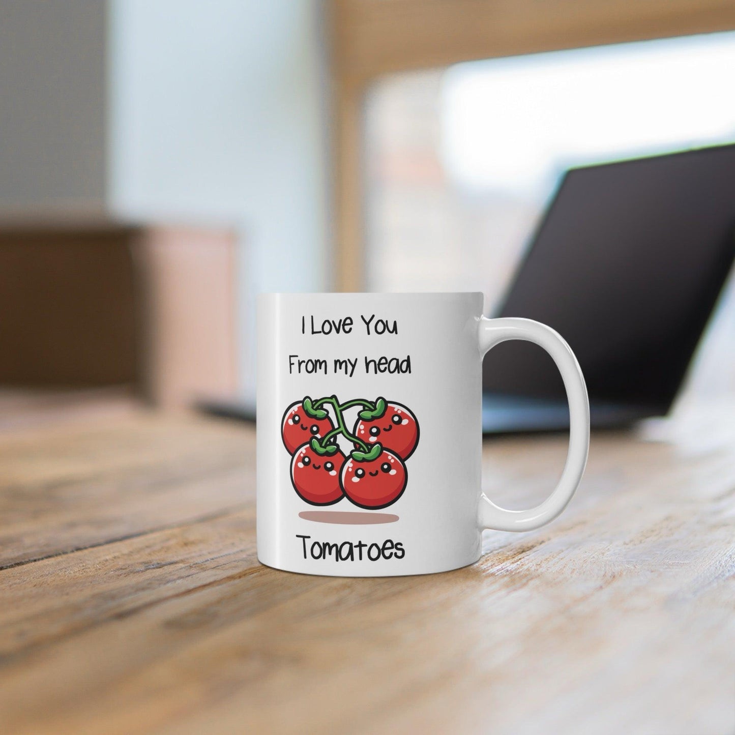 I Love You From My Head Tomatoes Mug