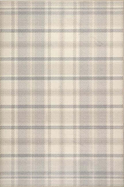Eco-Washable Rug Tartan Design
