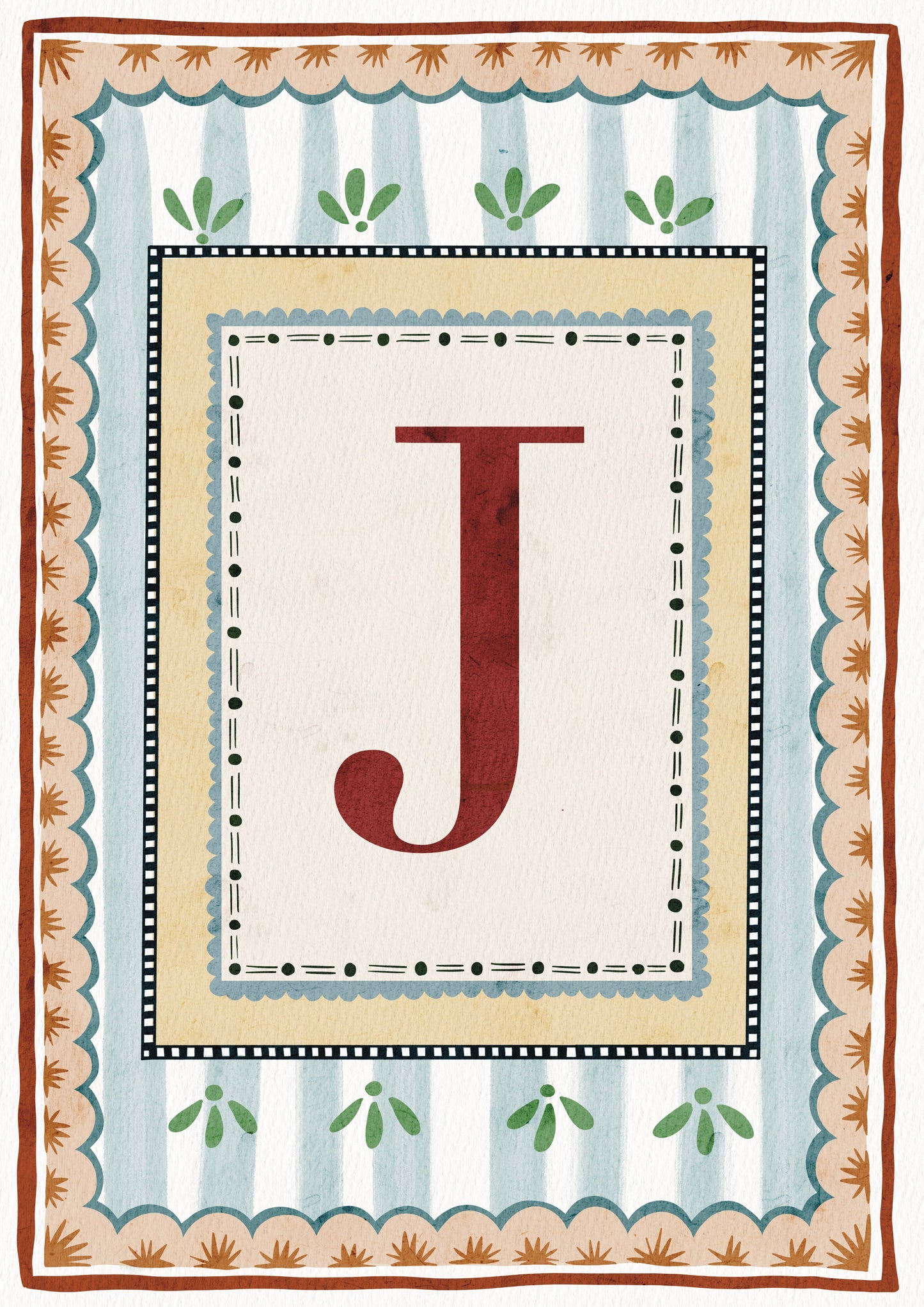 ALPHABET LETTERS ~ Blue / Red