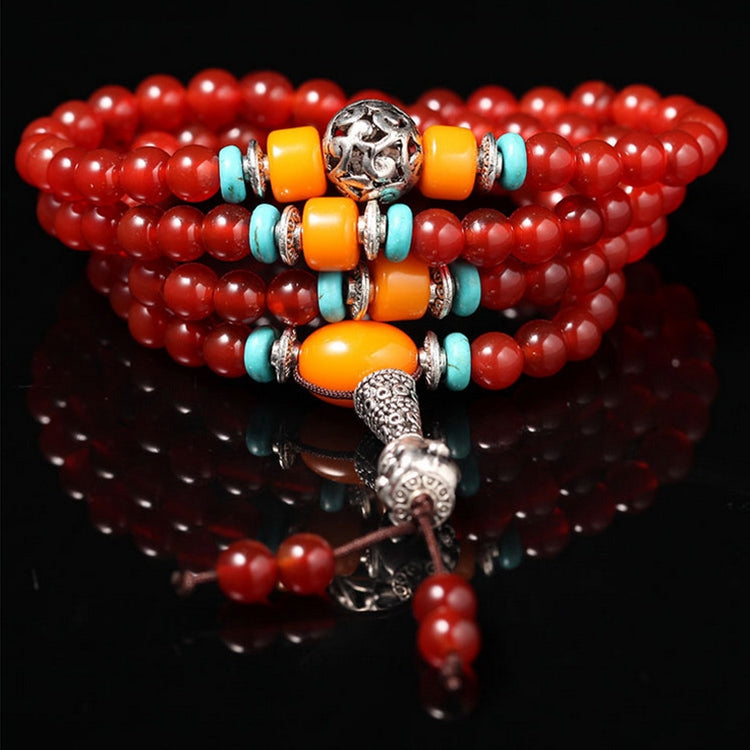 Fashion Jewelry Accessory Garnet Beads Bracelet, White Jade, Pink Crystal & Cat, Pink Crystal & Elephant & Fish, Red Agate & Elephant, Red Agate & Pi Xiu, Violitde, Garnet, Blue Sandstone & Calabash, Red Agate & Buddha Head, Aquamarine & Longevity Lock