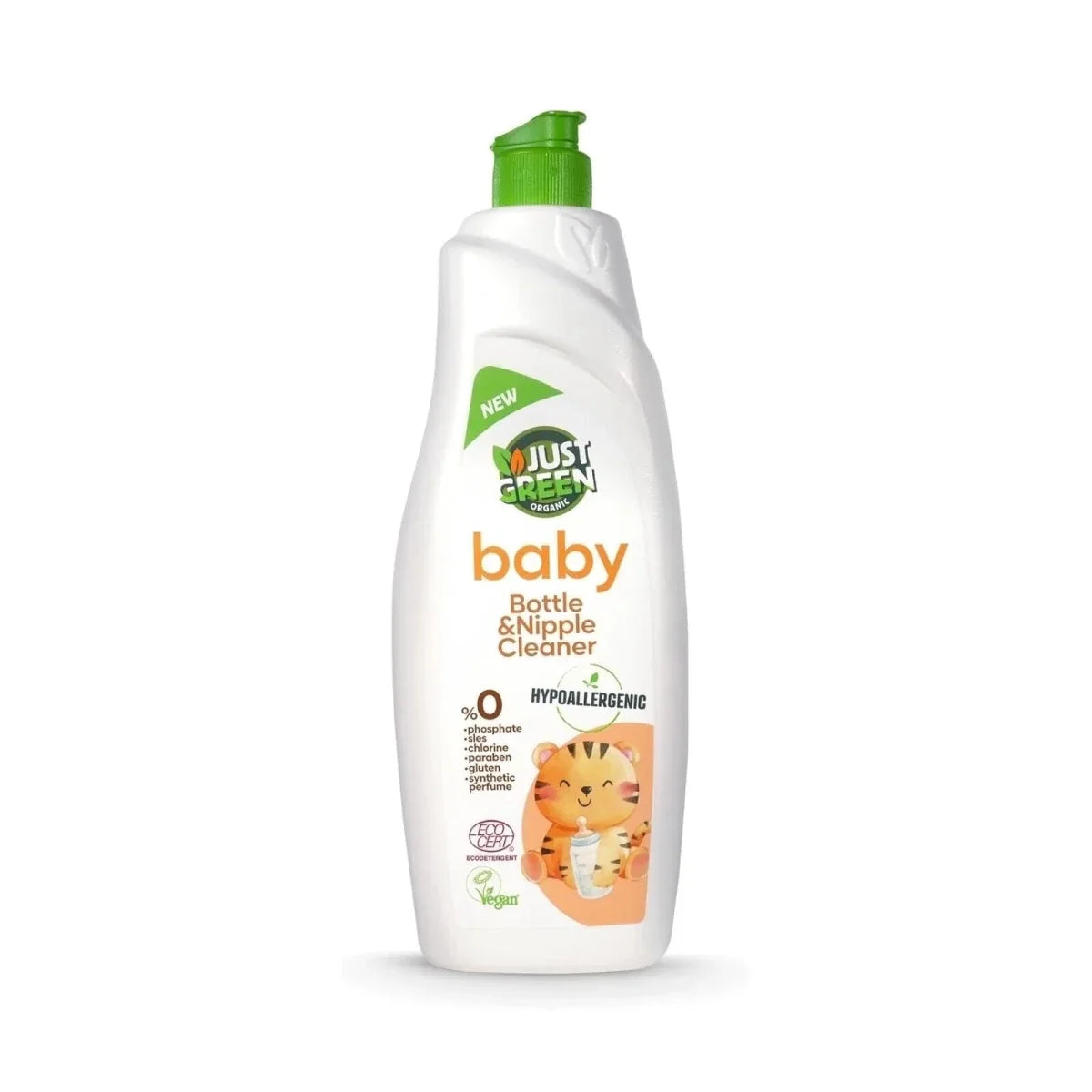 Just Green Organic Baby Bottle & Nipple Cleaner 750ml