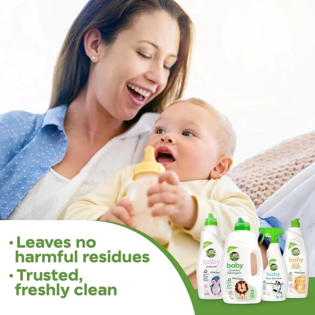 Just Green Organic Baby Bottle & Nipple Cleaner 750ml