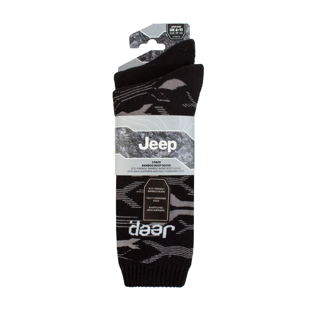Breathable Cushioned Bamboo Work Boot Socks - Heavy Duty Knit Ribbed Socks