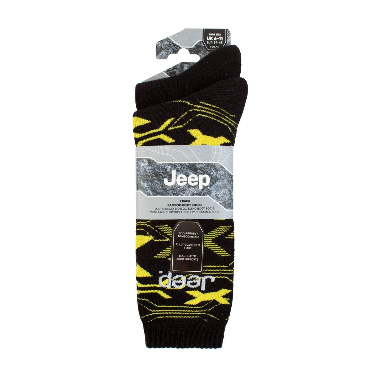 Breathable Cushioned Bamboo Work Boot Socks - Heavy Duty Knit Ribbed Socks