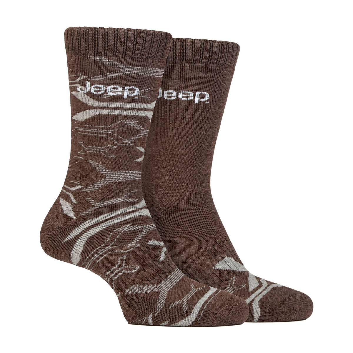 Breathable Cushioned Bamboo Work Boot Socks - Heavy Duty Knit Ribbed Socks