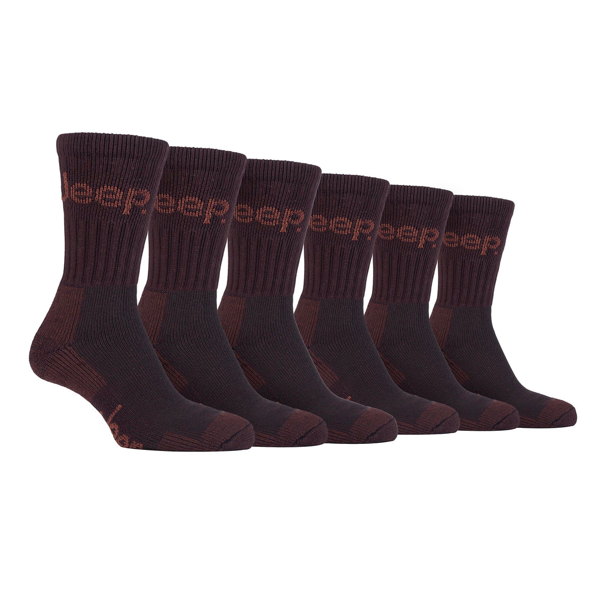 Mens Luxury Cushioned Cotton Hiking Socks (Multipack Options)