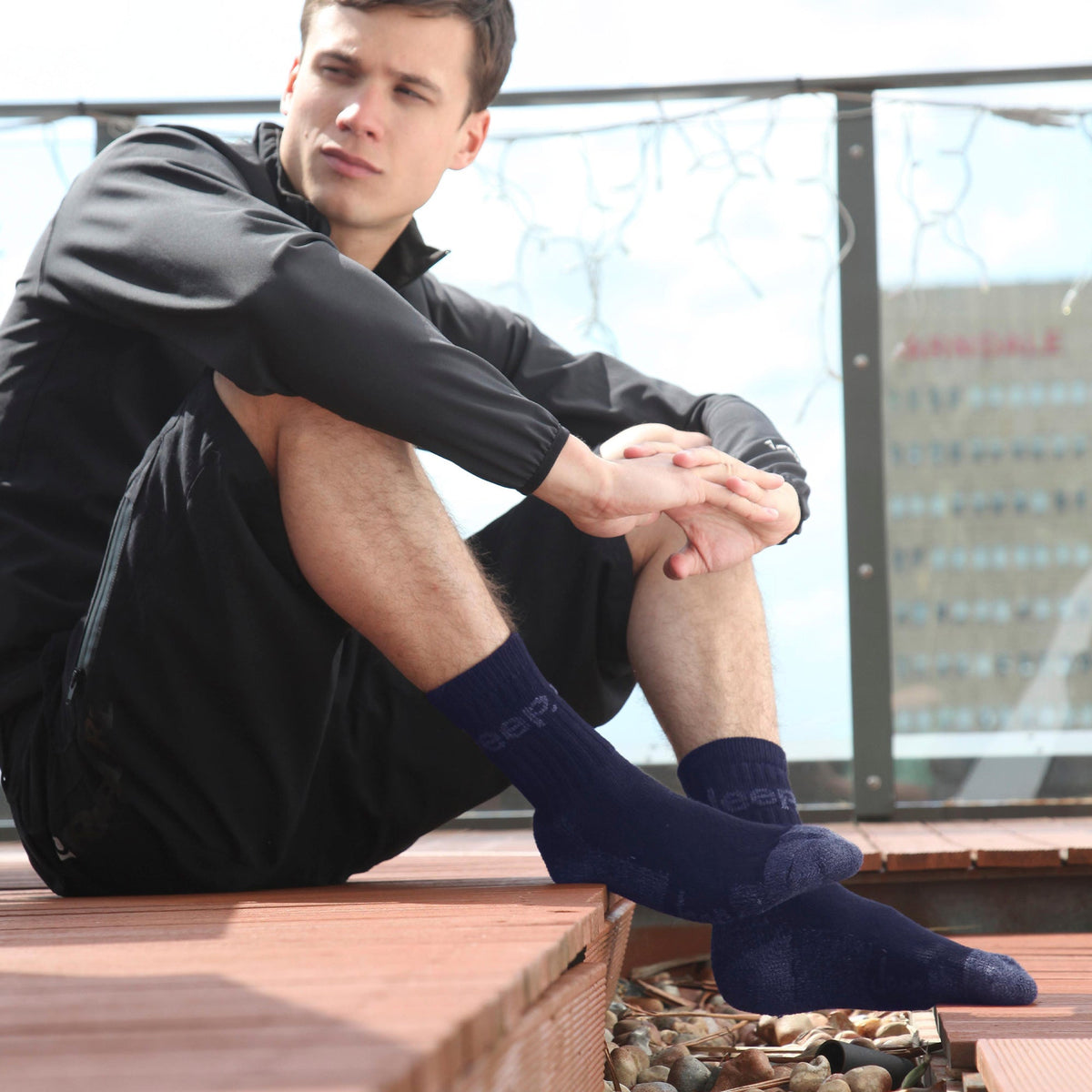 Mens Luxury Cushioned Cotton Hiking Socks (Multipack Options)