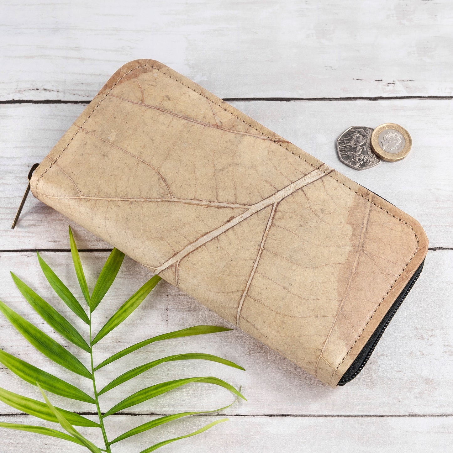 Vegan Leather Zip Over Purse